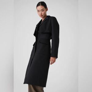 ALO Yoga, Formation Trench Coat, Black NWOT